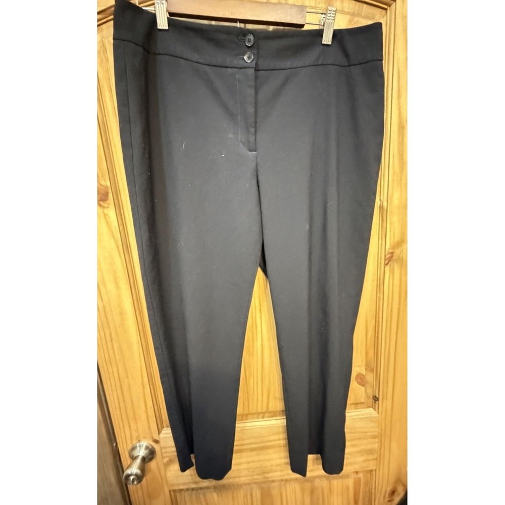 Talbots‎ Black Dress Pants Size 14 Classic Workwear Straight Leg